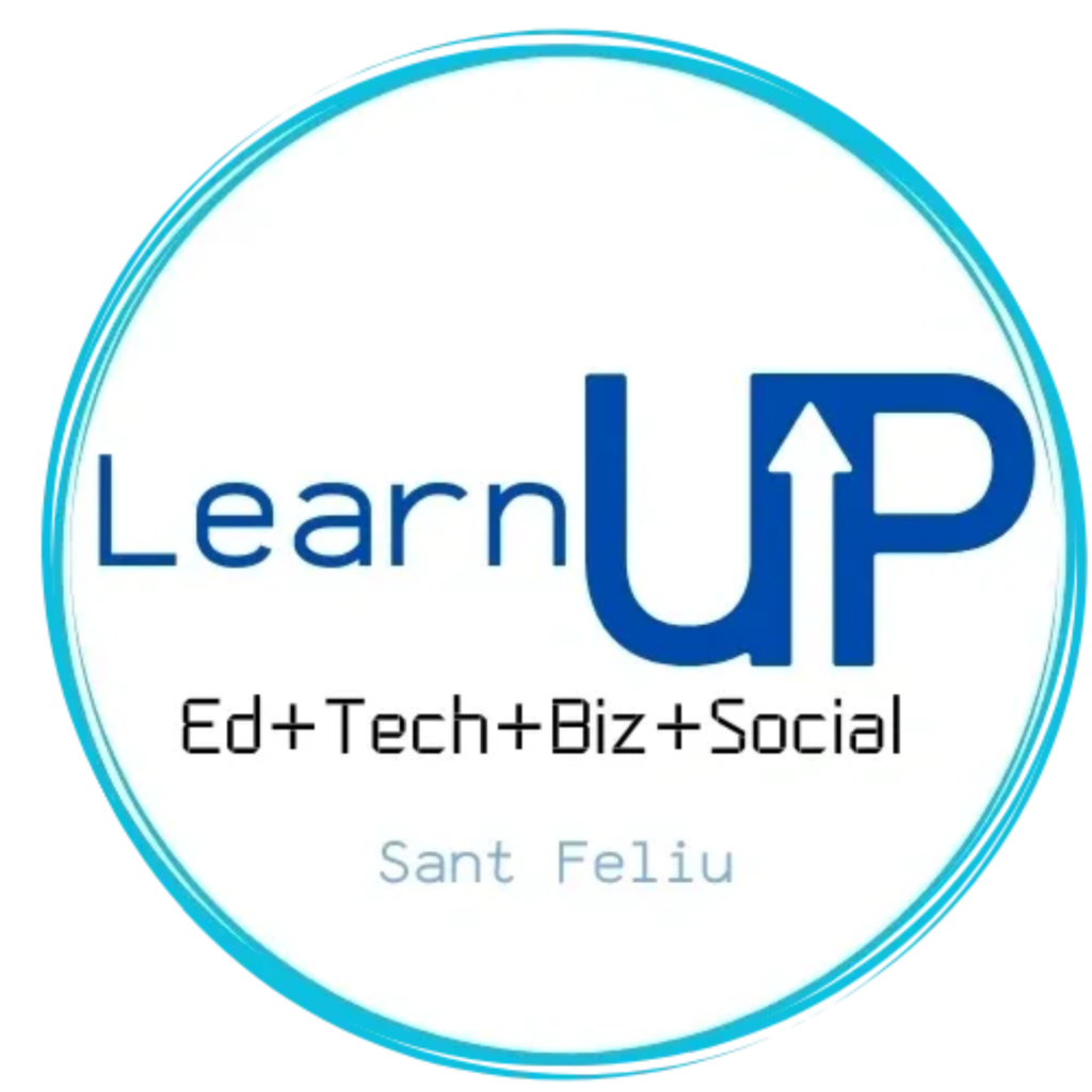 Logotipo LearnUP (Ed+Tech+Biz+Social) Sant Feliu