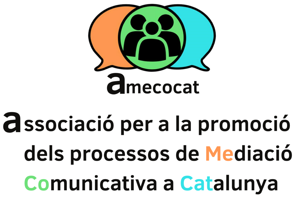 Logotipo Amecocat. Associació per a la promoció dels processos de Mediació Comunicativa a Catalunya