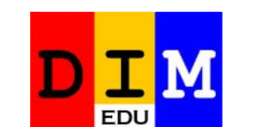 Logotipo DIM EDU. Comunidad de aprendizaje de profesores, gestores educativos y especialistas de empresas que usan las TIC para mejorar enseñanza y aprendizaje.