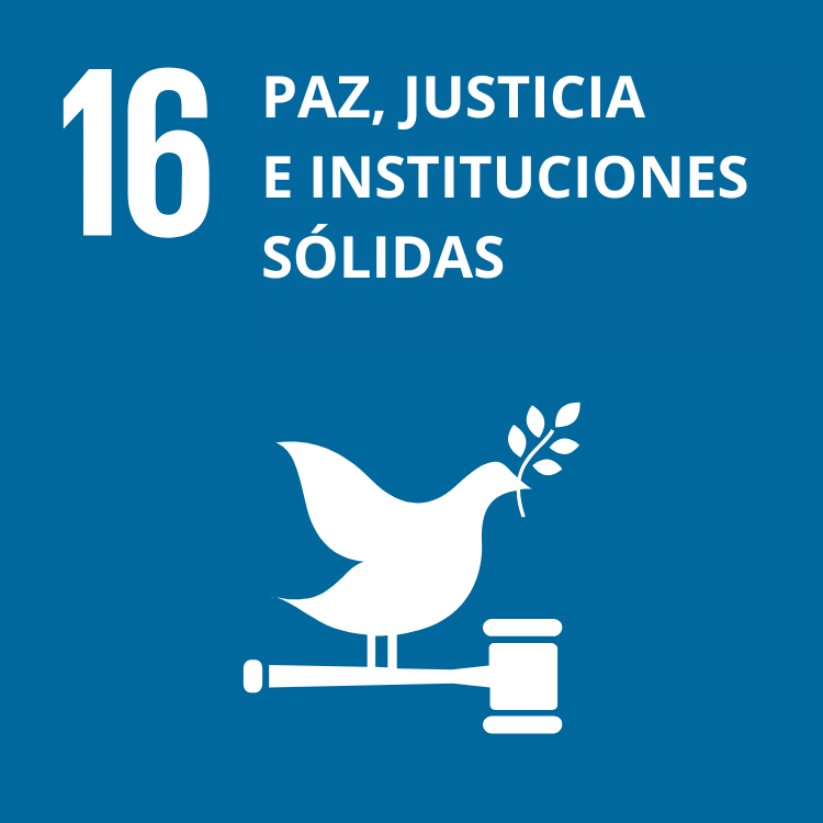 16 Paz, justicia e instituciones sólidas